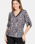 Blusa con brillos manga 3/4 Palermo