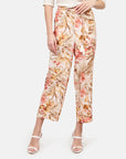 Pantalón floral cinturón ajustable Mazunte